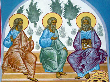 Isaac, Jacob et les âmes dans le sein d' Abraham